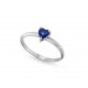 Inel din aur 18K cu safir in forma de inima 0,45 ct., model Orsini 2855G-Z Inel din aur 18K cu safir in forma de inima 0,45 ct., model Orsini 2855G-Z