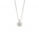 Lantisor din aur 18K cu pandantiv cu diamante 0,11 ct., model Orsini CI1295 Lantisor din aur 18K cu pandantiv cu diamante 0,11 ct., model Orsini CI1295