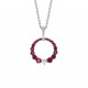 Lantisor din aur 18K cu pandantiv cu rubine 0,62 ct. si diamante 0,13 ct., model Orsini CI1601-R Lantisor din aur 18K cu pandantiv cu rubine 0,62 ct. si diamante 0,13 ct., model Orsini CI1601-R