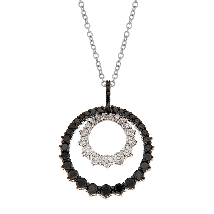 Lantisor din aur 18K cu pandantiv cu diamante 1,89 ct., model Orsini CI1602-N1 Lantisor din aur 18K cu pandantiv cu diamante 1,89 ct., model Orsini CI1602-N1
