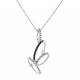 Lantisor din aur 18K cu pandantiv cu diamante 0,45 ct., model Orsini CI1627 Lantisor din aur 18K cu pandantiv cu diamante 0,45 ct., model Orsini CI1627
