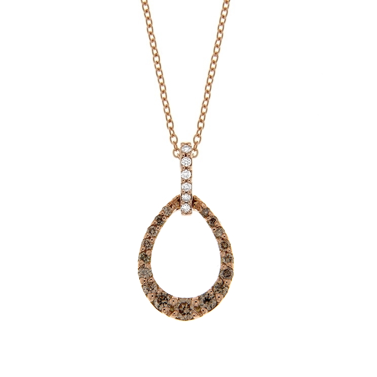 Lantisor din aur 18K cu pandantiv cu diamante 0,33 ct., model Orsini CI1639-BW1 Lantisor din aur 18K cu pandantiv cu diamante 0,33 ct., model Orsini CI1639-BW1