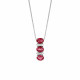 Lantisor din aur 18K cu pandantiv cu rubine 0,70 ct. si diamante 0,05 ct., model Orsini CI1661R3X4 Lantisor din aur 18K cu pandantiv cu rubine 0,70 ct. si diamante 0,05 ct., model Orsini CI1661R3X4
