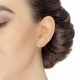 Cercei din aur 18K cu diamante 0,08 ct., model Orsini 00254BL-08 Cercei din aur 18K cu diamante 0,08 ct., model Orsini 00254BL-08