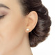 Cercei din aur 18K cu perle 1,00 gr., model Orsini 00256BL-02 Cercei din aur 18K cu perle 1,00 gr., model Orsini 00256BL-02