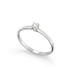Inel de logodna din aur 18K cu diamant 0,22 ct., model Orsini 01012-22