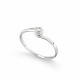 Inel de logodna din aur 18K cu diamant 0,05 ct., model Orsini 01017-05 Inel de logodna din aur 18K cu diamant 0,05 ct., model Orsini 01017-05