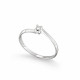 Inel de logodna din aur 18K cu diamant 0,03 ct., model Orsini 01023-03 Inel de logodna din aur 18K cu diamant 0,03 ct., model Orsini 01023-03
