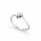 Inel de logodna din aur 18K cu diamant 0,10 ct., model Orsini 01025-10 Inel de logodna din aur 18K cu diamant 0,10 ct., model Orsini 01025-10