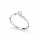 Inel de logodna din aur 18K cu diamant 0,15 ct., model Orsini 01030-15 Inel de logodna din aur 18K cu diamant 0,15 ct., model Orsini 01030-15