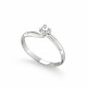 Inel de logodna din aur 18K cu diamant 0,22 ct., model Orsini 01035-22 Inel de logodna din aur 18K cu diamant 0,22 ct., model Orsini 01035-22