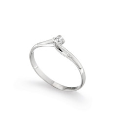 Inel de logodna din aur 18K cu diamant 0,10 ct., model Orsini 01039-10