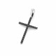 Pandantiv cruciulita din aur 18K cu diamante negre 0,22 ct., model Orsini 0132CIN Pandantiv cruciulita din aur 18K cu diamante negre 0,22 ct., model Orsini 0132CIN