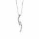 Lantisor din aur 18K cu pandantiv cu diamante 0,05 ct., model Orsini 0192CI Lantisor din aur 18K cu pandantiv cu diamante 0,05 ct., model Orsini 0192CI