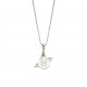 Lantisor din aur 18K cu pandantiv cu perla 0,50 gr. si diamante 0,04 ct., model Orsini 0371CI Lantisor din aur 18K cu pandantiv cu perla 0,50 gr. si diamante 0,04 ct., model Orsini 0371CI