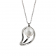 Lantisor din aur 18K cu pandantiv cu perla 0,30 gr. si diamant 0,02 ct., model Orsini 0381CI Lantisor din aur 18K cu pandantiv cu perla 0,30 gr. si diamant 0,02 ct., model Orsini 0381CI