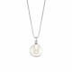 Lantisor din aur 18K cu pandantiv cu perla 0,60 gr. si diamant 0,01 ct., model Orsini 0424CI-07 Lantisor din aur 18K cu pandantiv cu perla 0,60 gr. si diamant 0,01 ct., model Orsini 0424CI-07