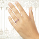 Inel eternity din aur 18K cu rubine 0,40 ct., model Orsini 0769-R Inel eternity din aur 18K cu rubine 0,40 ct., model Orsini 0769-R