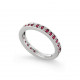 Inel eternity din aur 18K cu rubine 0,40 ct., model Orsini 0769-R Inel eternity din aur 18K cu rubine 0,40 ct., model Orsini 0769-R