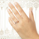 Inel de logodna din aur 18K cu diamant 0,03 ct., model Orsini 2444G Inel de logodna din aur 18K cu diamant 0,03 ct., model Orsini 2444G