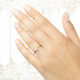 Inel de logodna din aur 18K cu diamante 0,09 ct., model Orsini 2471G