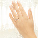 Inel din aur 18K cu safir 0,20 ct. si diamante 0,05 ct., model Orsini 2683G-Z3X4 Inel din aur 18K cu safir 0,20 ct. si diamante 0,05 ct., model Orsini 2683G-Z3X4