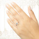 Inel de logodna din aur 18K cu acvamarin 0,60 ct. si diamante 0,02 ct., model Orsini 2756G-5X7 Inel de logodna din aur 18K cu acvamarin 0,60 ct. si diamante 0,02 ct., model Orsini 2756G-5X7