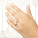 Inel de logodna din aur 18K cu diamante 0,17 ct., model Orsini 2802G Inel de logodna din aur 18K cu diamante 0,17 ct., model Orsini 2802G