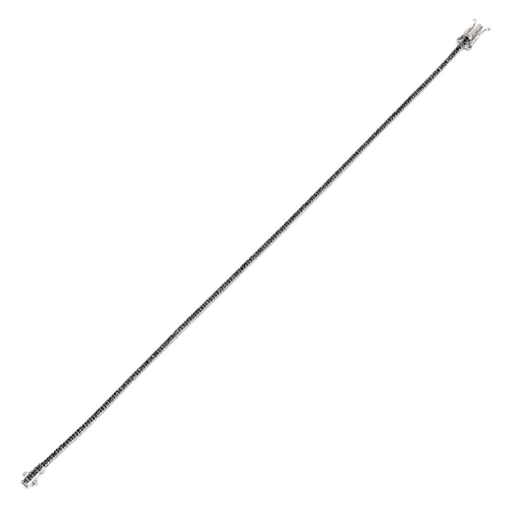 Bratara tennis din aur 18K cu diamante negre 0,50 ct., model Orsini BR0084ND Bratara tennis din aur 18K cu diamante negre 0,50 ct., model Orsini BR0084ND