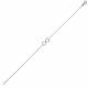 Bratara din aur 18K cu diamante 0,10 ct., model infinit, Orsini BR0176 Bratara din aur 18K cu diamante 0,10 ct., model infinit, Orsini BR0176