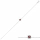 Bratara din aur 18K cu diamante 0,11 ct. si rubine 0,06 ct., model Orsini Romania Special BR0190-B Bratara din aur 18K cu diamante 0,11 ct. si rubine 0,06 ct., model Orsini Romania Special BR0190-B
