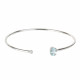 Bratara din aur 18K cu acvamarin 0,50 ct. si diamant 0,05 ct., model Orsini BR0195-5X7 Bratara din aur 18K cu acvamarin 0,50 ct. si diamant 0,05 ct., model Orsini BR0195-5X7