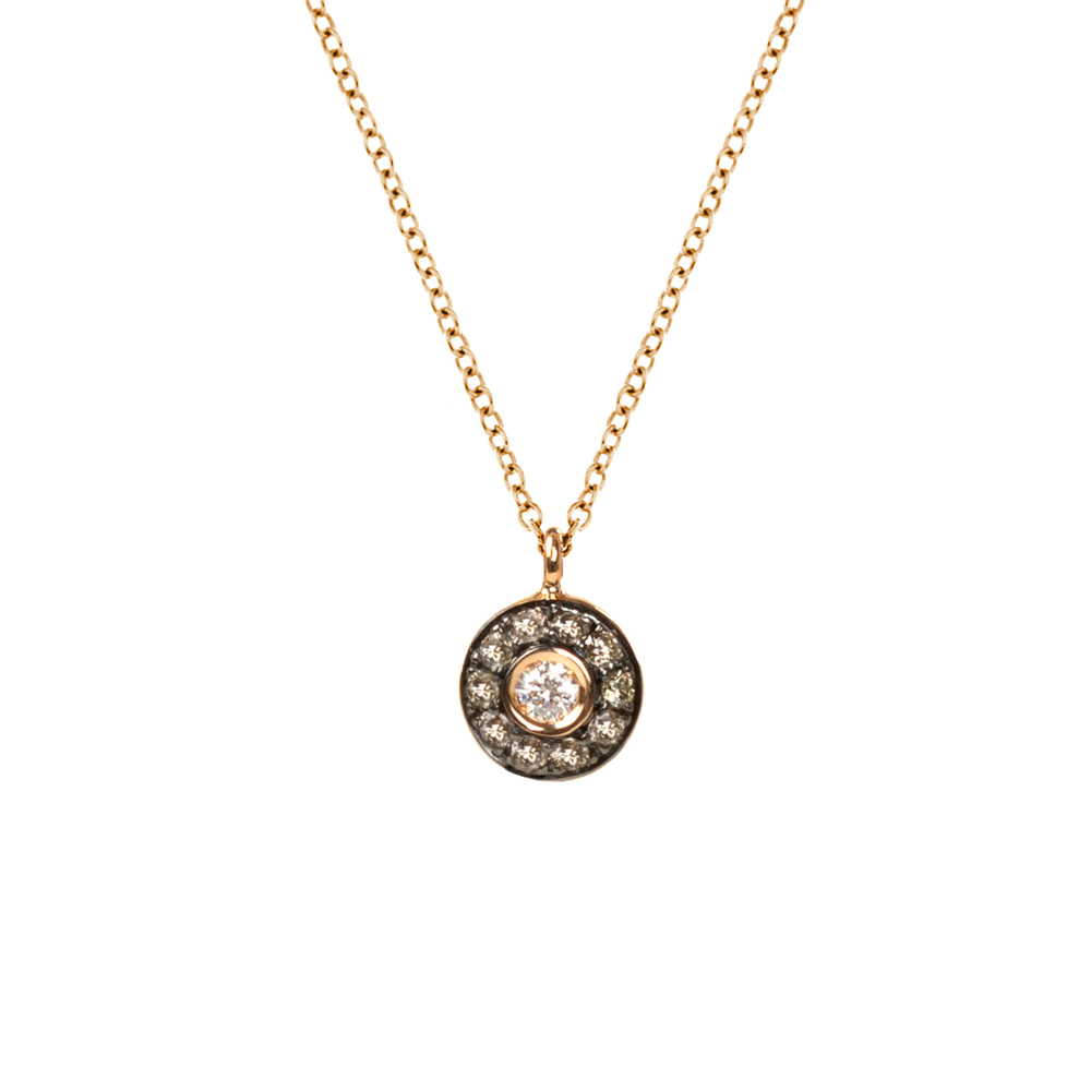 Lantisor din aur 18K cu pandantiv cu diamante 0,17 ct., model Orsini CI1054C2 Lantisor din aur 18K cu pandantiv cu diamante 0,17 ct., model Orsini CI1054C2