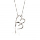 Lantisor din aur 18K cu pandantiv inima cu diamante 0,09 ct., model Orsini CI1422 Lantisor din aur 18K cu pandantiv inima cu diamante 0,09 ct., model Orsini CI1422