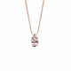 Lantisor din aur 18K cu pandantiv cu morganit 0,45 ct. si diamante 0,03 ct., model Orsini CI1690-M5X7 Lantisor din aur 18K cu pandantiv cu morganit 0,45 ct. si diamante 0,03 ct., model Orsini CI1690-M5X7