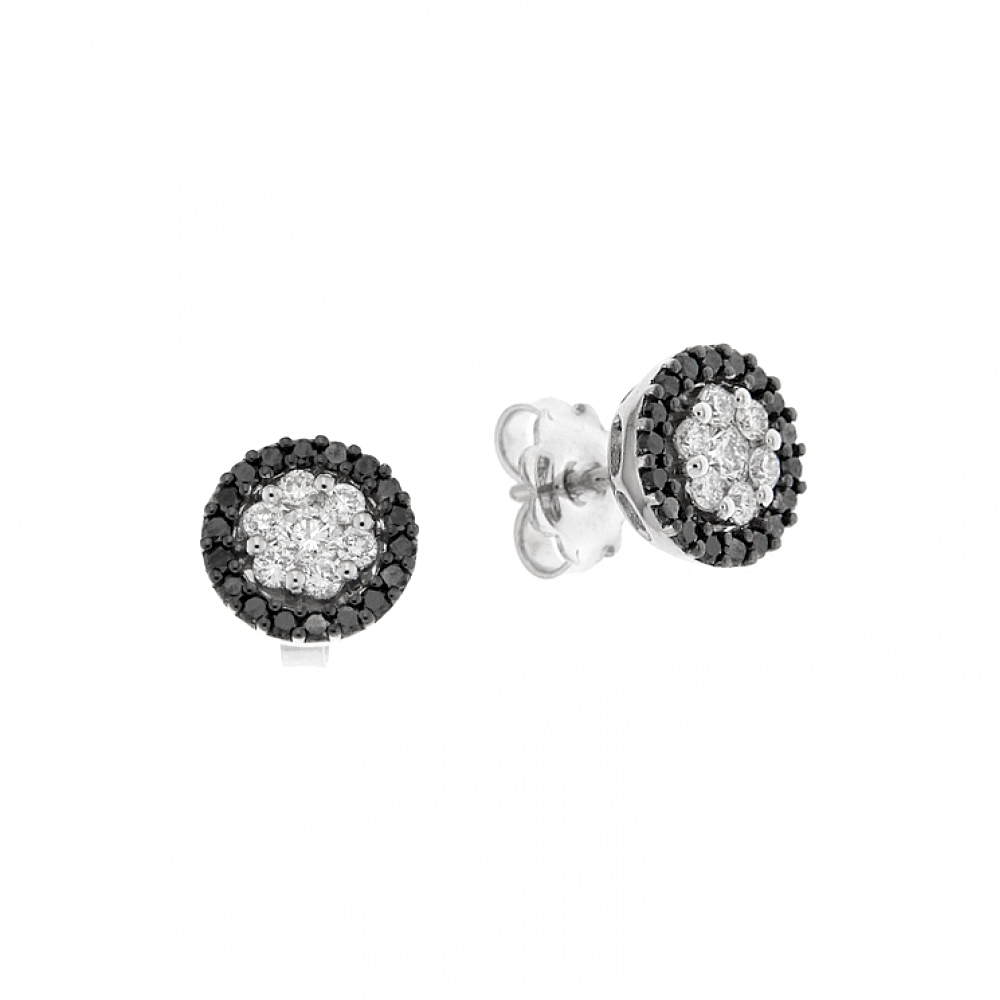 Cercei din aur 18K cu diamante 0,78 ct., model Orsini OR0534-N1 Cercei din aur 18K cu diamante 0,78 ct., model Orsini OR0534-N1
