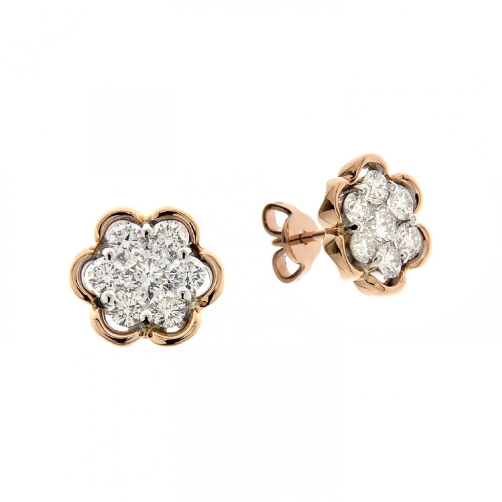 Cercei din aur 18K cu diamante 1,87 ct., model Orsini OR0549 Cercei din aur 18K cu diamante 1,87 ct., model Orsini OR0549