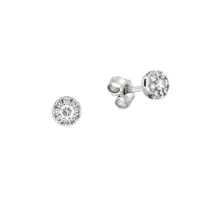 Cercei din aur 18K cu diamante 0,26 ct., model Orsini OR0574M Cercei din aur 18K cu diamante 0,26 ct., model Orsini OR0574M