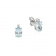 Cercei din aur 18K cu acvamarine 1,20 ct. si diamante 0,02 ct., model Orsini OR0586-5X7 Cercei din aur 18K cu acvamarine 1,20 ct. si diamante 0,02 ct., model Orsini OR0586-5X7