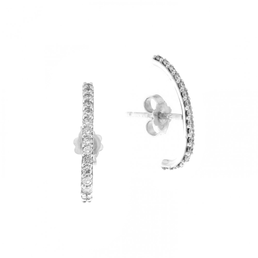 Cercei din aur 18K cu diamante 0,37 ct., model Orsini OR0599 Cercei din aur 18K cu diamante 0,37 ct., model Orsini OR0599