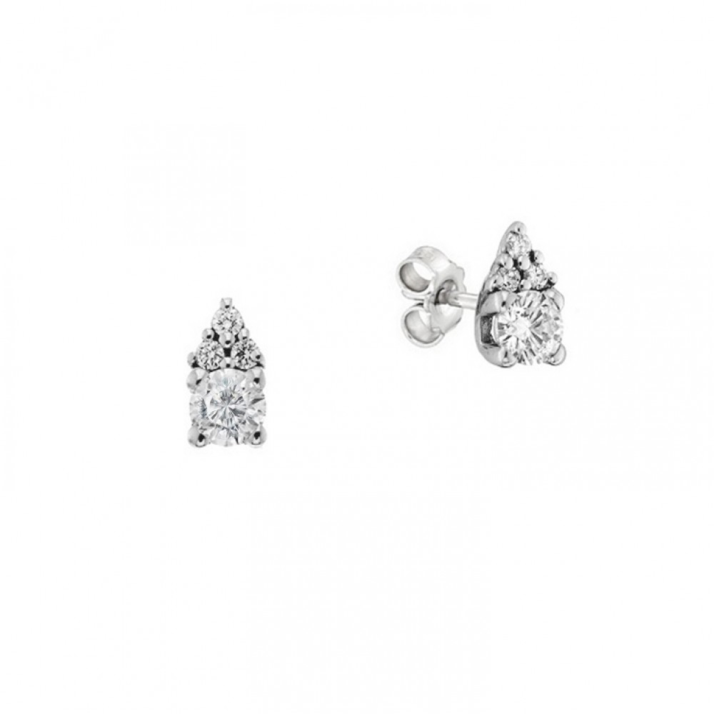 Cercei din aur 18K cu diamante 0,48 ct., model Orsini OR0611-1 Cercei din aur 18K cu diamante 0,48 ct., model Orsini OR0611-1