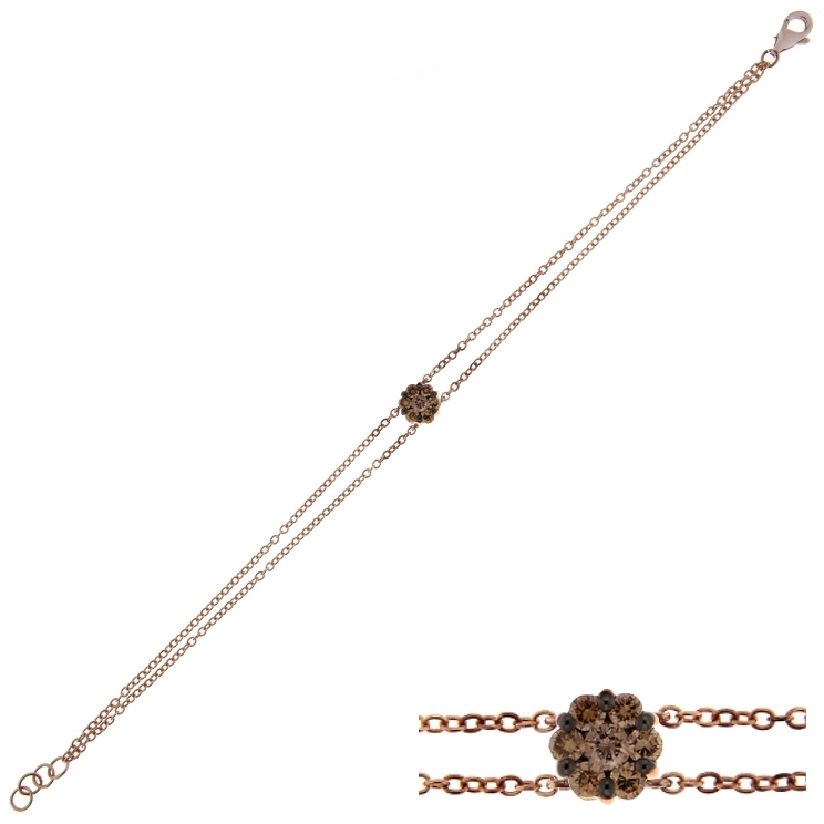 Bratara din aur 18K cu diamante 0,25 ct., model Orsini BR0147-BW Bratara din aur 18K cu diamante 0,25 ct., model Orsini BR0147-BW