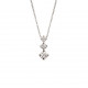 Lantisor din aur 18K cu pandantiv cu diamante 0,28 ct., model Orsini CI1110S-2 Lantisor din aur 18K cu pandantiv cu diamante 0,28 ct., model Orsini CI1110S-2