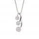 Lantisor din aur 18K cu pandantiv cu diamante 0,47 ct., model Orsini CI1506 Lantisor din aur 18K cu pandantiv cu diamante 0,47 ct., model Orsini CI1506