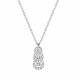 Lantisor din aur 18K cu pandantiv cu diamante 0,71 ct., model Orsini CI1636 Lantisor din aur 18K cu pandantiv cu diamante 0,71 ct., model Orsini CI1636