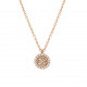 Lantisor din aur 18K cu pandantiv cu diamante 0,19 ct., model Orsini CI1656P-BW1 Lantisor din aur 18K cu pandantiv cu diamante 0,19 ct., model Orsini CI1656P-BW1