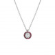 Lantisor din aur 18K cu pandantiv cu rubine 0,10 ct. si diamante 0,10 ct., model Orsini CI1682-R Lantisor din aur 18K cu pandantiv cu rubine 0,10 ct. si diamante 0,10 ct., model Orsini CI1682-R