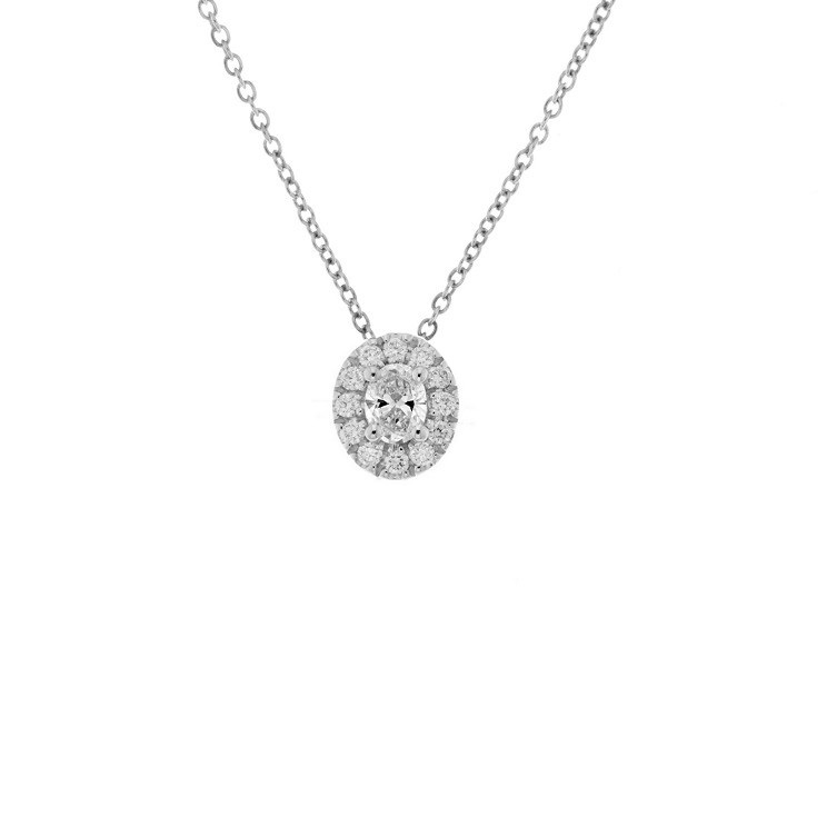 Lantisor din aur 18K cu pandantiv cu diamante 0,24 ct., model Orsini CI1704 Lantisor din aur 18K cu pandantiv cu diamante 0,24 ct., model Orsini CI1704