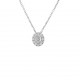 Lantisor din aur 18K cu pandantiv cu diamante 0,24 ct., model Orsini CI1704 Lantisor din aur 18K cu pandantiv cu diamante 0,24 ct., model Orsini CI1704