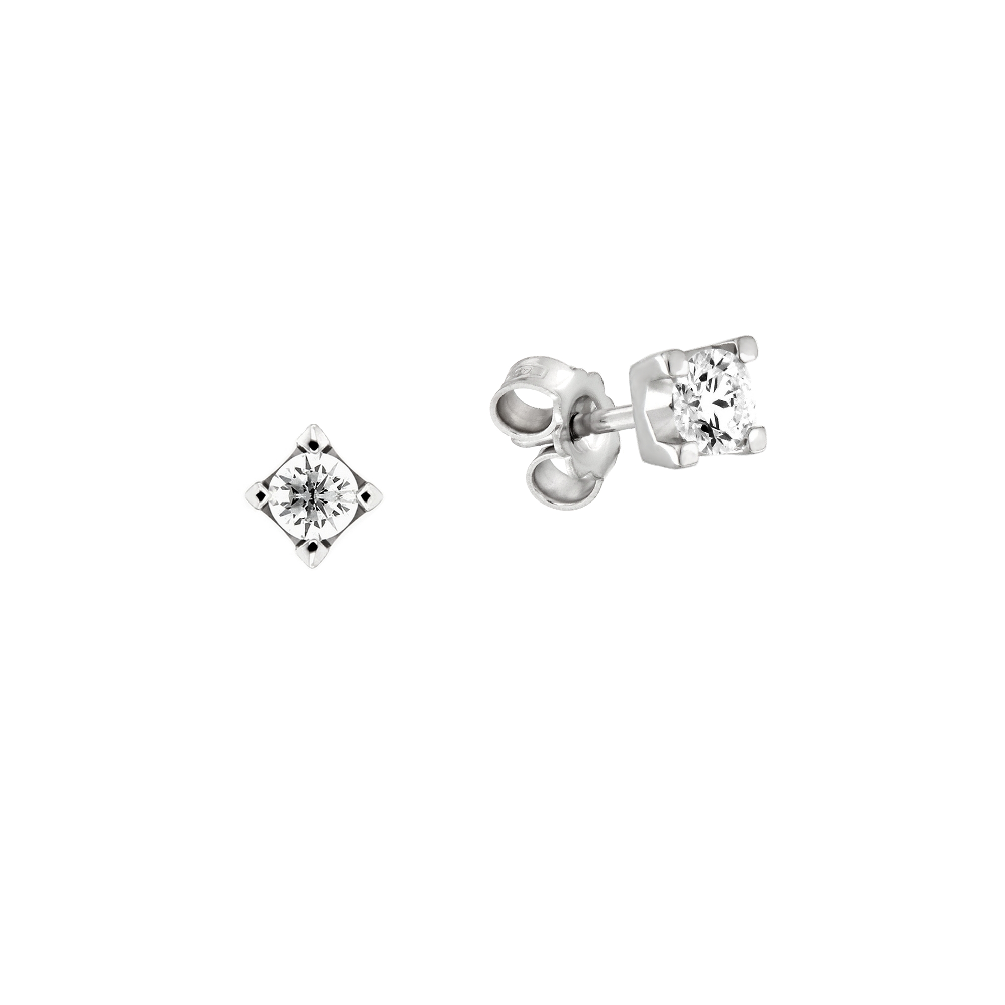 Cercei din aur 18K cu diamante 0,40 ct., model Orsini OR0255-40 Cercei din aur 18K cu diamante 0,40 ct., model Orsini OR0255-40